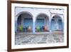 Morocco, Local Village Eatery in Chefchaouen in Village Medina-Emily Wilson-Framed Photographic Print