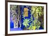 Morocco, Marrakech, Building Exterior Surrounded by Plants-Emily Wilson-Framed Photographic Print