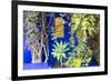 Morocco, Marrakech, Building Exterior Surrounded by Plants-Emily Wilson-Framed Photographic Print