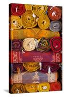 Morocco, Marrakech, Carpets in Market-Andrea Pavan-Stretched Canvas