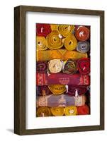 Morocco, Marrakech, Carpets in Market-Andrea Pavan-Framed Photographic Print