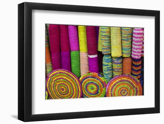 Morocco, Marrakech. Colorful Baskets of Morocco.-Kymri Wilt-Framed Photographic Print