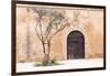 Morocco, Marrakech. Doorway Set into a Beige Way-Emily Wilson-Framed Photographic Print