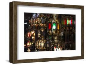 Morocco, Marrakech. Moroccan lights.-Kymri Wilt-Framed Photographic Print