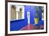 Morocco, Marrakech, Potted Garden Courtyard-Emily Wilson-Framed Photographic Print