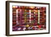 Morocco, Marrakech, Textiles and Fabrics in a Souk-Andrea Pavan-Framed Photographic Print