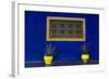 Morocco, Marrakech. Yves Saint Laurent's Jardin Majorelle-Kymri Wilt-Framed Photographic Print