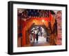 Morocco Marrakesh Medina Market at Place Djema El Fna-Christian Kober-Framed Premium Photographic Print