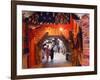 Morocco Marrakesh Medina Market at Place Djema El Fna-Christian Kober-Framed Photographic Print