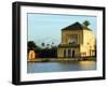 Morocco Marrakesh Menara Garden Pavilion Water Basin-Christian Kober-Framed Photographic Print