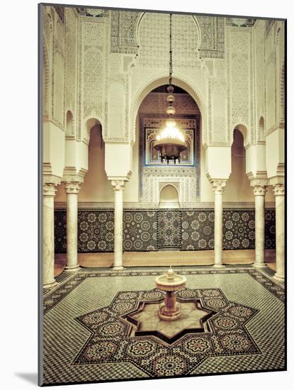 Morocco, Meknes, Medina (Old Town), Moulay Ismal Mausoleum-Michele Falzone-Mounted Photographic Print