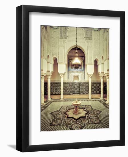 Morocco, Meknes, Medina (Old Town), Moulay Ismal Mausoleum-Michele Falzone-Framed Premium Photographic Print