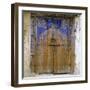 Morocco, Meknes, Medina, Wood-Gate, Old, Weathers-Roland T.-Framed Photographic Print