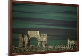 Morocco, Meknes, Volubilis, Ruins of Old Roman Town-null-Framed Giclee Print