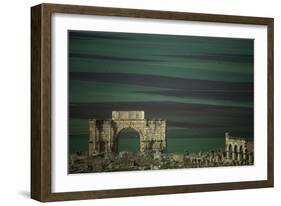 Morocco, Meknes, Volubilis, Ruins of Old Roman Town-null-Framed Giclee Print