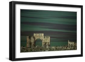 Morocco, Meknes, Volubilis, Ruins of Old Roman Town-null-Framed Giclee Print