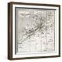 Morocco Old Map. Created By Erhard And Bonaparte, Published On Le Tour Du Monde, Paris, 1860-marzolino-Framed Art Print