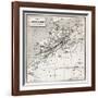 Morocco Old Map. Created By Erhard And Bonaparte, Published On Le Tour Du Monde, Paris, 1860-marzolino-Framed Art Print