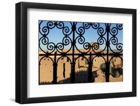 Morocco, Ouarzazate. Views from Inside the Kasbah Taourirt-Michele Molinari-Framed Photographic Print