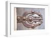 Morocco, Rabat, Sale, Kasbah Des Oudaias, Elaborate Moroccan Door Hinges-Emily Wilson-Framed Photographic Print