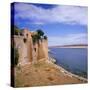 Morocco, Rabat, Walls of Kasbah Des Oudaias-Massimo Borchi-Stretched Canvas