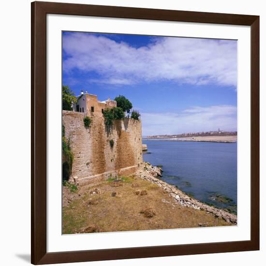 Morocco, Rabat, Walls of Kasbah Des Oudaias-Massimo Borchi-Framed Photographic Print