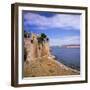 Morocco, Rabat, Walls of Kasbah Des Oudaias-Massimo Borchi-Framed Photographic Print