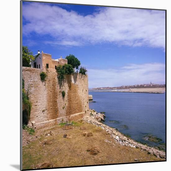 Morocco, Rabat, Walls of Kasbah Des Oudaias-Massimo Borchi-Mounted Photographic Print