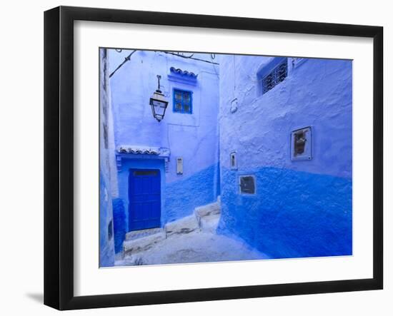 Morocco, Rif Mountains, Chefchaouen, Medina-Michele Falzone-Framed Photographic Print