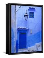 Morocco, Rif Mountains, Chefchaouen, Medina-Michele Falzone-Framed Stretched Canvas