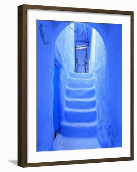 Morocco, Rif Mountains, Chefchaouen, Medina-Michele Falzone-Framed Photographic Print