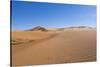 Morocco, Sahara Desert Sand Dunes in las Palmeras with Peaks and Sand-Bill Bachmann-Stretched Canvas