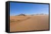 Morocco, Sahara Desert Sand Dunes in las Palmeras with Peaks and Sand-Bill Bachmann-Framed Stretched Canvas