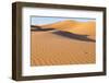 Morocco, Souss-Massa-Draa, Erg Chegaga is a Saharan sand dune.-Emily Wilson-Framed Photographic Print