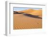 Morocco, Souss-Massa-Draa, Erg Chegaga is a Saharan sand dune.-Emily Wilson-Framed Photographic Print