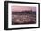 Morocco. Sunset over the famous Djemaa El-Fna square in Marrakech-Brenda Tharp-Framed Photographic Print