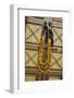 Morocco, Tinerhir. Traditional necklace of Berber woman hangs on a cabinet with camel-bone inlay-Brenda Tharp-Framed Photographic Print