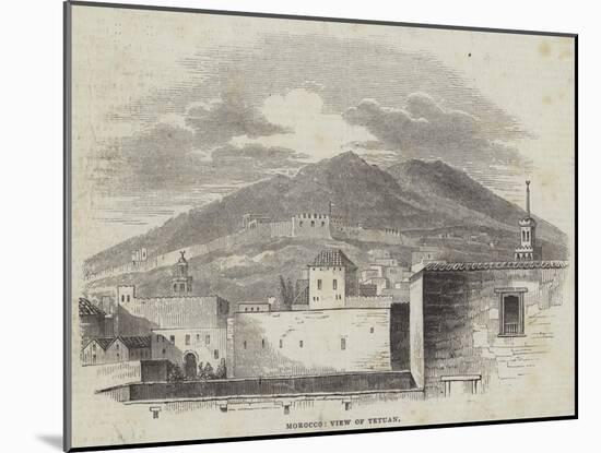 Morocco, View of Tetuan-null-Mounted Giclee Print