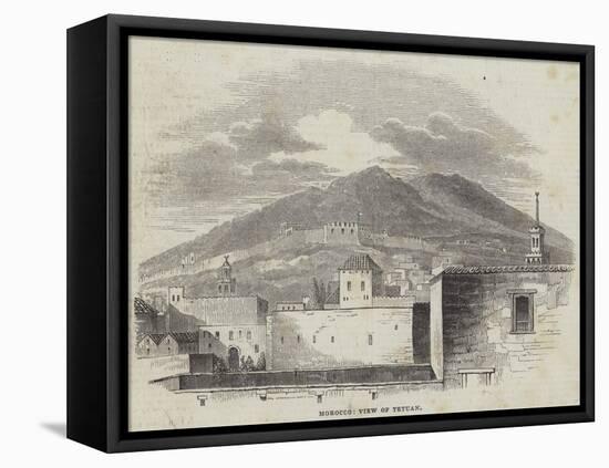 Morocco, View of Tetuan-null-Framed Stretched Canvas