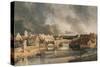 Morpeth Bridge-Thomas Girtin-Stretched Canvas