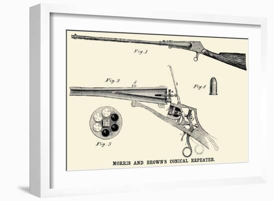 Morris and Brown's Conical Repeater-null-Framed Art Print