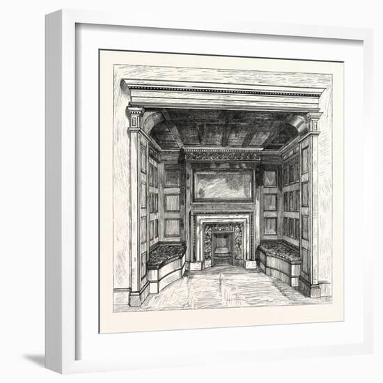 Morris and Co., Chimney Piece in the Ambassadors' Room, St. James's Palace, London, Uk-null-Framed Giclee Print