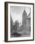 Morris Bullnose outside the fire station, Chipping Norton, Oxfordshire, 1920s-Bill Brunell-Framed Photographic Print