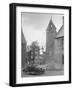 Morris Bullnose outside the fire station, Chipping Norton, Oxfordshire, 1920s-Bill Brunell-Framed Photographic Print