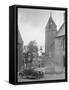 Morris Bullnose outside the fire station, Chipping Norton, Oxfordshire, 1920s-Bill Brunell-Framed Stretched Canvas