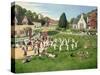 Morris Dancers, 1980-Liz Wright-Stretched Canvas