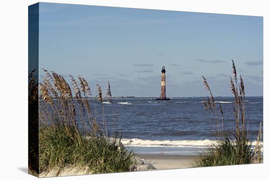 Morris Island Lighthouse - Folly Beach, SC-Gary Carter-Stretched Canvas