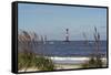 Morris Island Lighthouse - Folly Beach, SC-Gary Carter-Framed Stretched Canvas