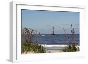 Morris Island Lighthouse - Folly Beach, SC-Gary Carter-Framed Photographic Print