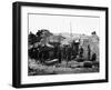 Morris Island, SC, Trench Field Officer Headquarters, Civil War-Lantern Press-Framed Art Print